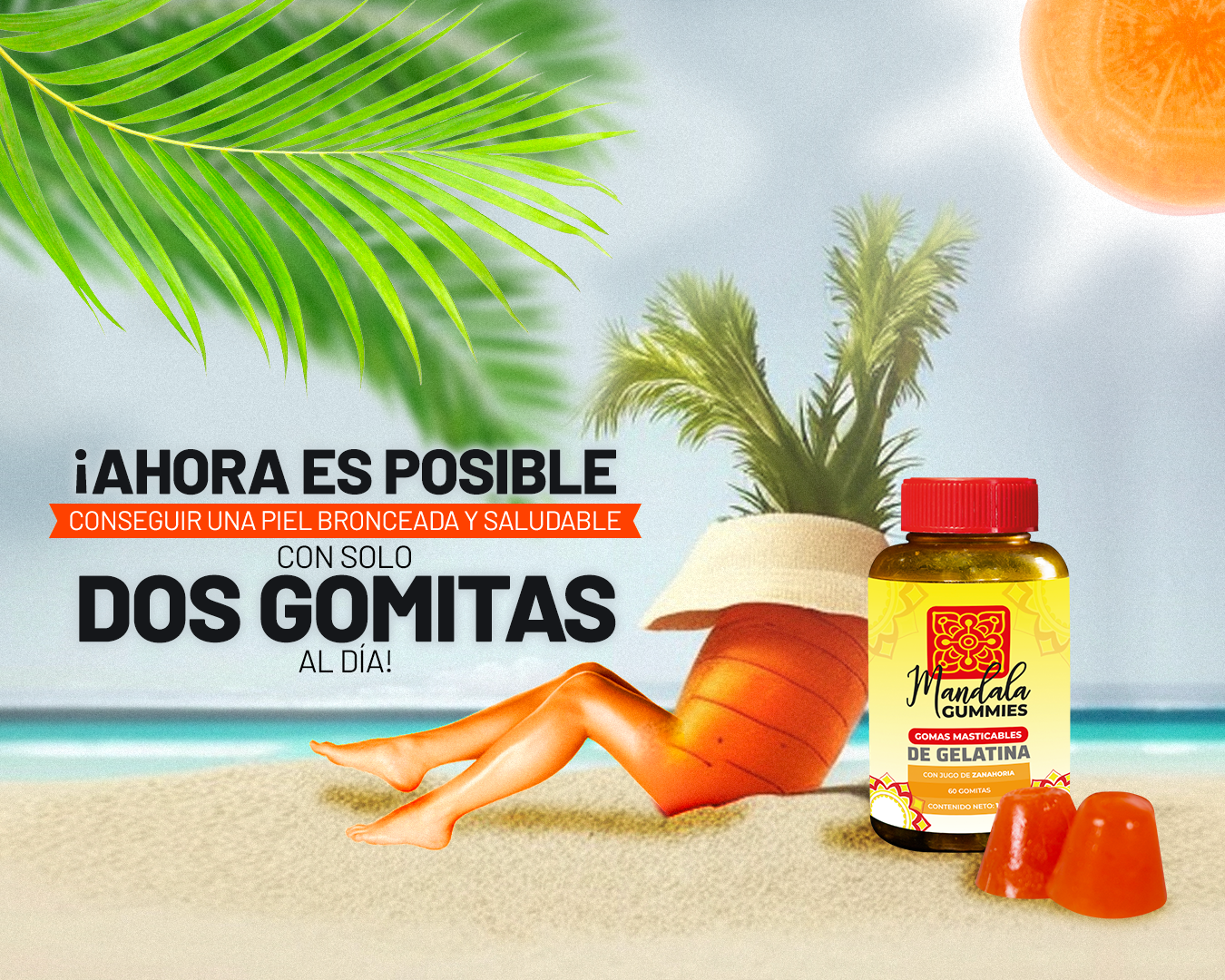 Gomas Bronceadoras - Mandala Gummies