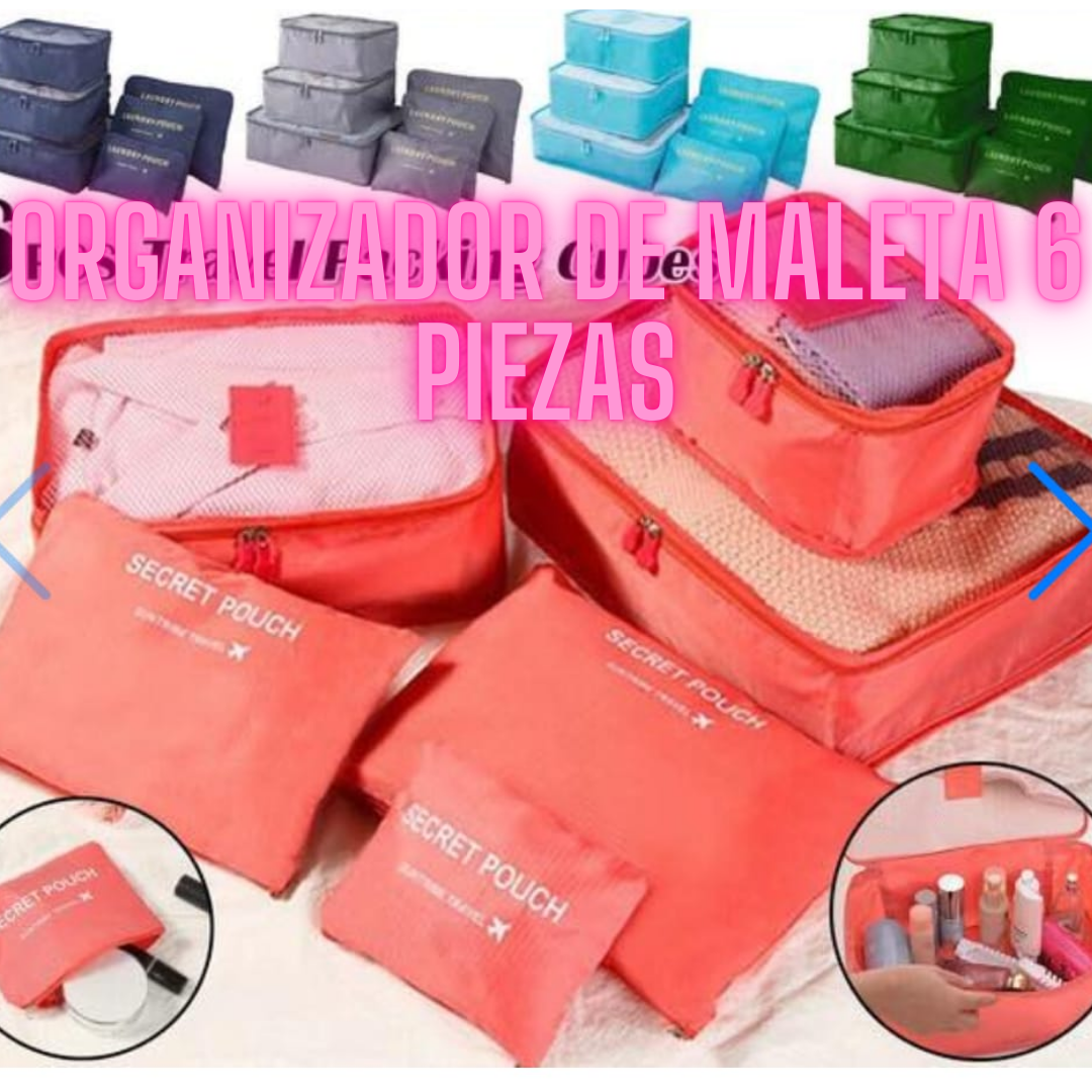 Organizador De Maleta 6 Piezas