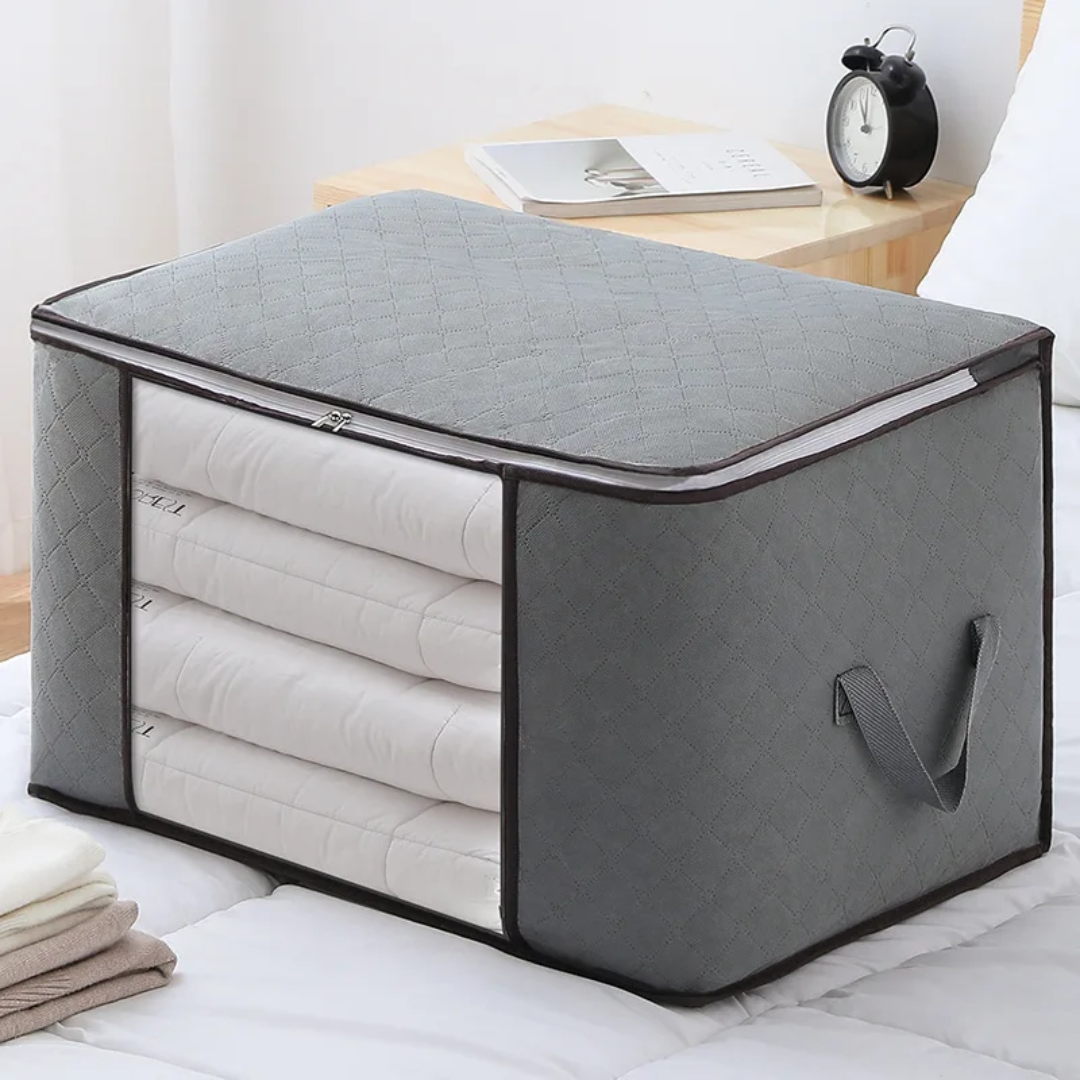 Set de 3 Organizadores Multiusos para Almacenamiento de Cobijas, Juguetes y Ropa - Diseño Elegante y Práctico