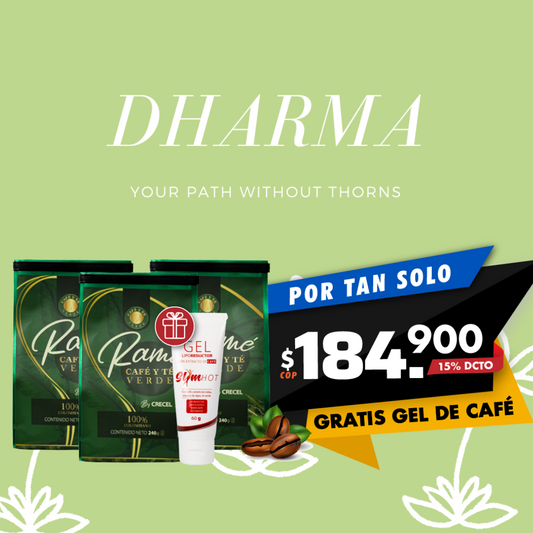 Combo Café 1: Café Ramé X 3 + GRATIS Gel Liporeductor